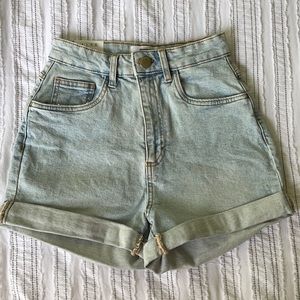 Cotton On High Rise Classic Stretch Denim Short